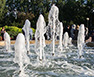 Opening of the fountain in the rose garden of Sokolniki Park