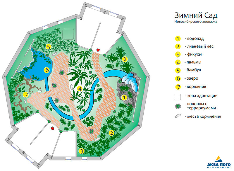 Проект экзотариума Новосибирского зоопарка