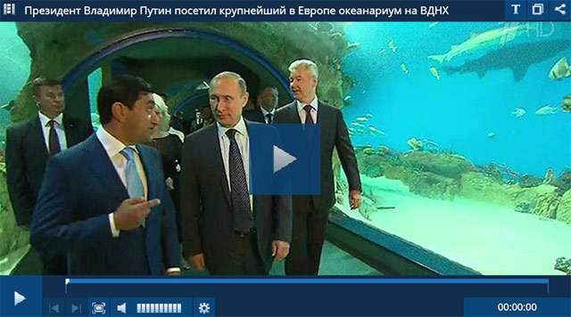 Посещение Москвариума Владимиром Путиным и Сергеем Собяниным